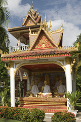 that luang, tempel in vientiane - laos