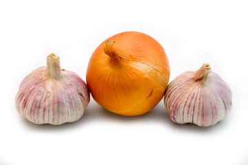 onion and garlic