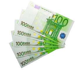 five hundred euro banknotes