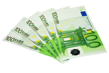 five hundred euro banknotes