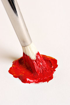 red paint