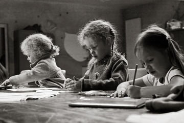 séance de dessin