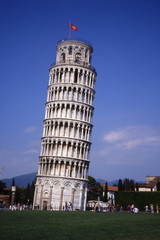 the leaning tower of pisa.italy.