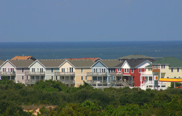 colorful new beach homes