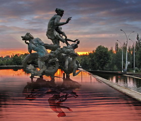 sunrise fountain