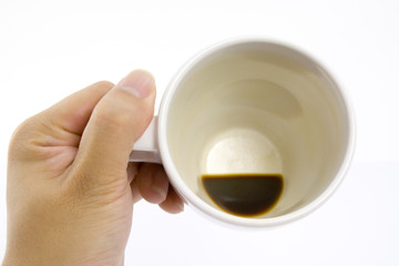 empty coffee cup