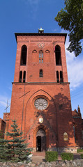 old cathedral at kamien pomorski - poland