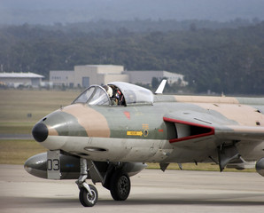 Fototapeta na wymiar Hawker Hunter