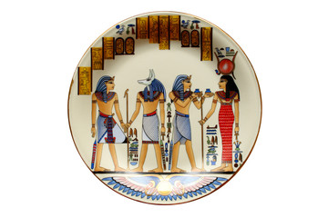 egyptian plate