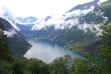 Fototapeta na wymiar fjord view