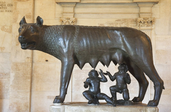 Fototapeta capitoline she-wolf