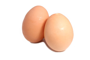 2 eggs standing