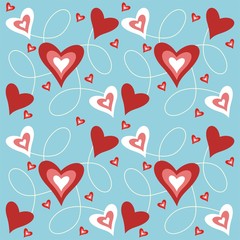 hearts background