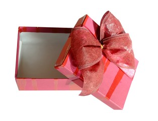 red decorated box