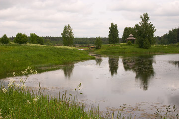 pavilion on the river