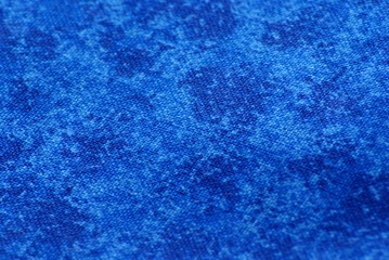 blue fabric close up