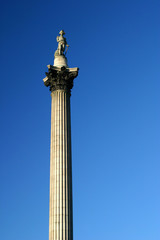 nelson statue - london
