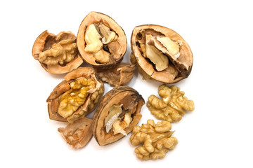 cracked walnuts