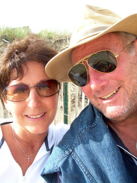 Man And Woman On Beach