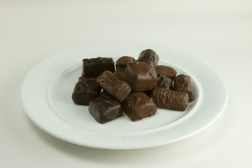plate of chocolates alpha
