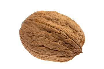walnut isolated on the white