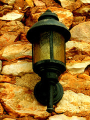 farol en pared