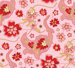 seamless floral wallpaper pattern