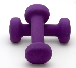 purple dumbells