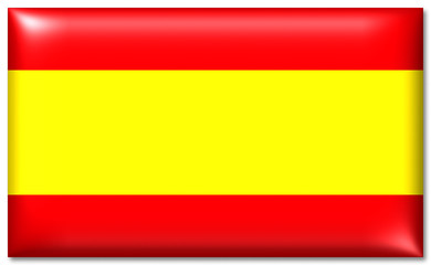 Naklejka premium spanien fahne spain flag