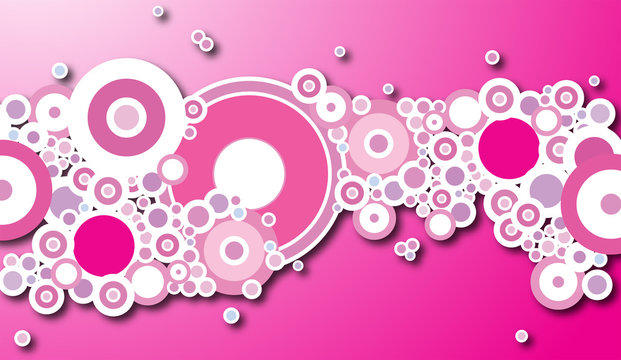 bubble magenta shadow