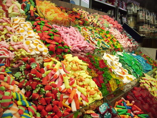 candy in a market