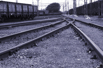 Fototapeta na wymiar railway yard