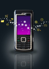 mobile technology concept