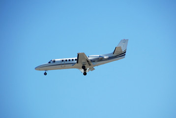 Fototapeta na wymiar small jet for corporate travel