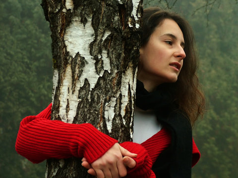 girl & tree