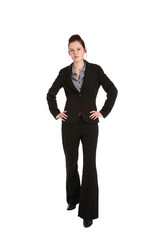 Fototapeta premium young confident businesswoman