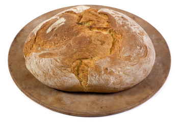 bread loaf isolated