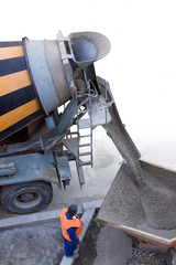 coulage de beton