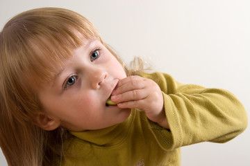 child eating