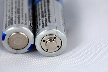 aa batteries close