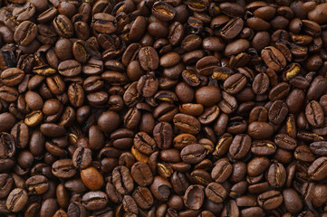 detail of caffe beans