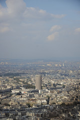 aerial view of paris