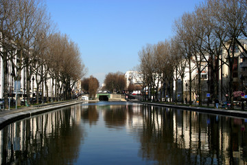 Fototapeta premium canal saint-martin - paris