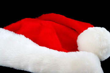 Obraz na płótnie Canvas christmas santa hat