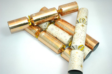 five christmas crackers