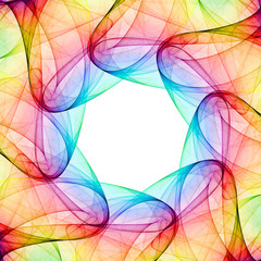 fractal kaleidoscope - obrazy, fototapety, plakaty