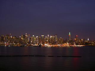 Fototapeta na wymiar mid town Manhattan View