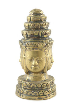 gold statue from cambodia
