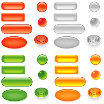 glass buttons 4x