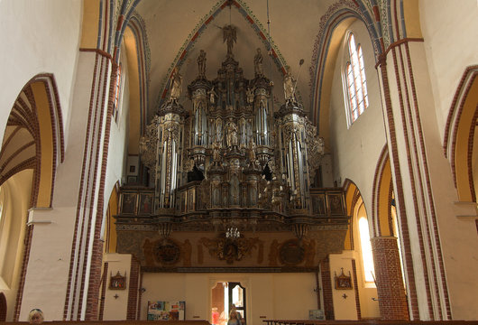 old cathedral at kamien pomorski - poland